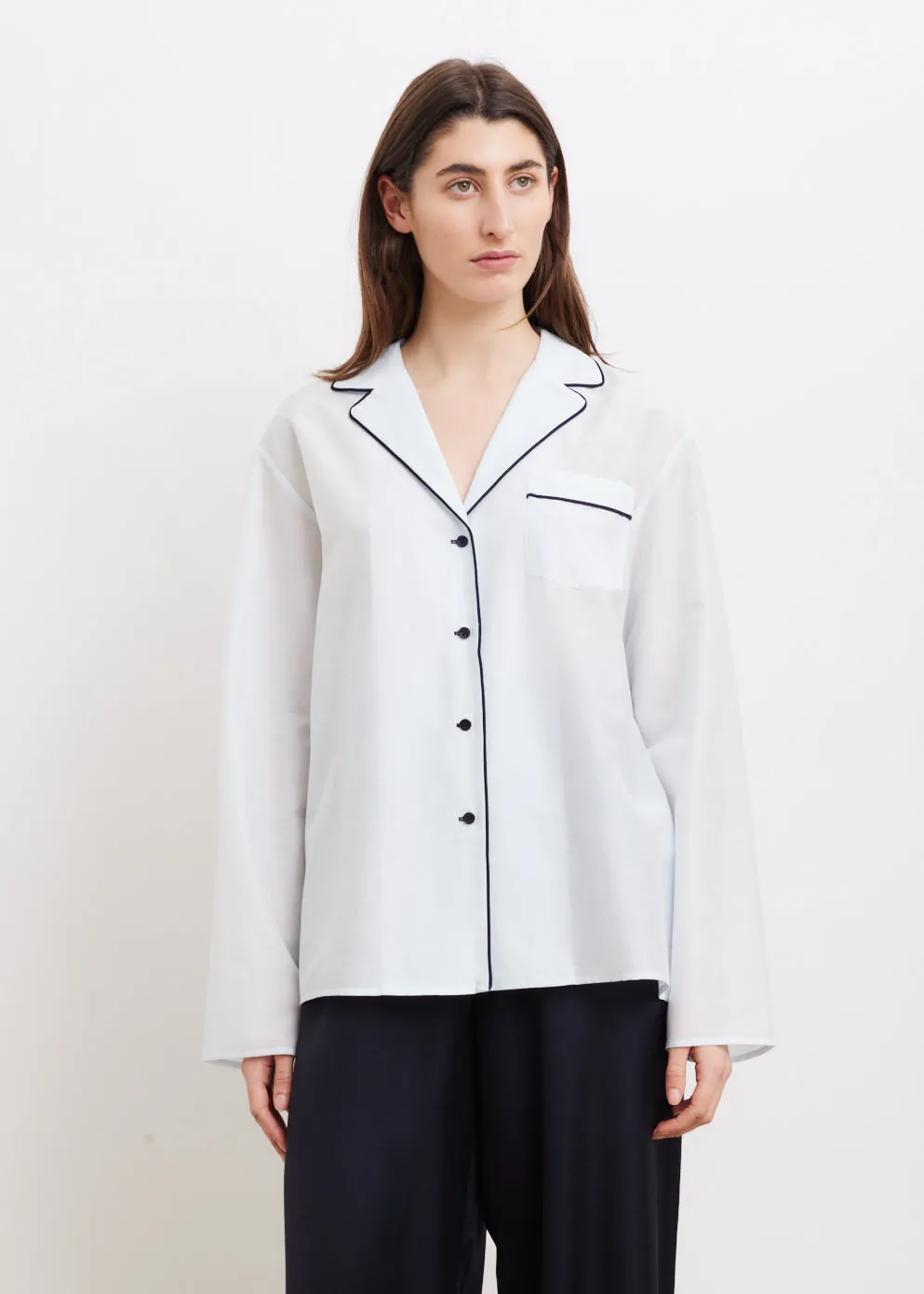 Cotton Silk Pj Blouse