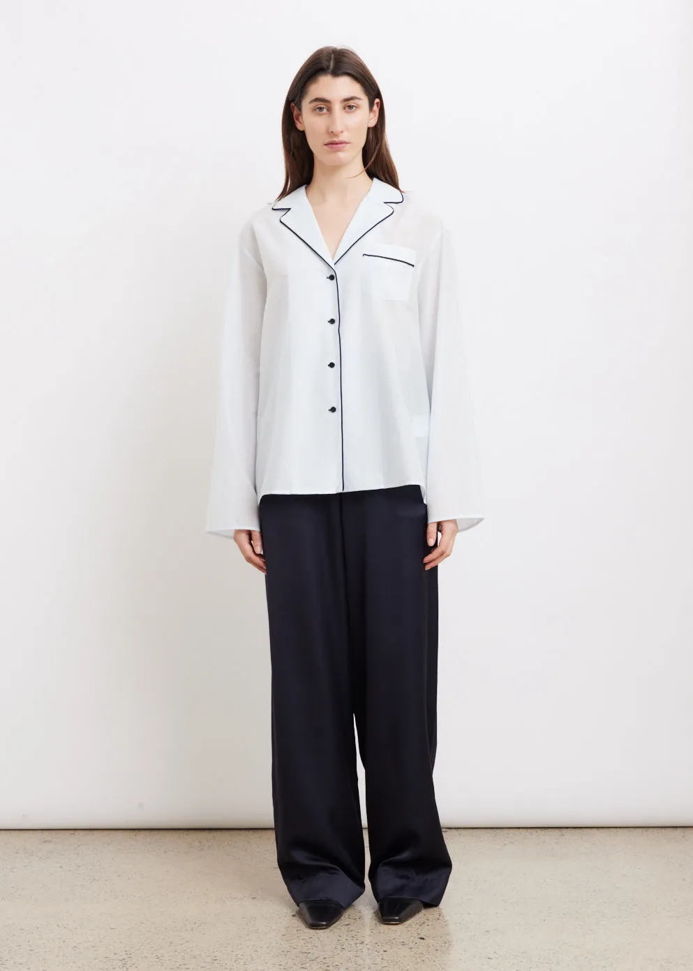 Cotton Silk Pj Blouse