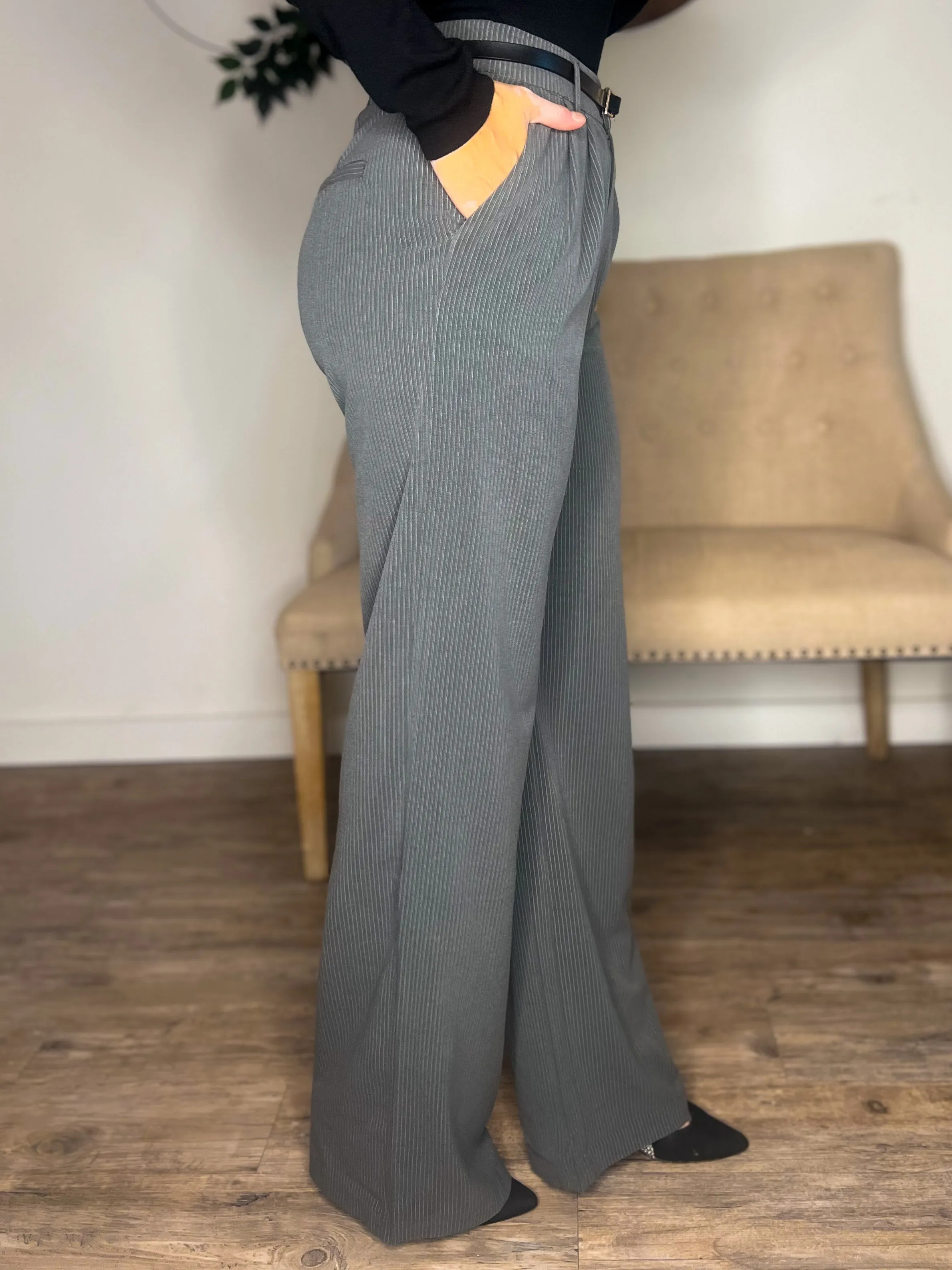 Editor In Chief Pinstripe Pants