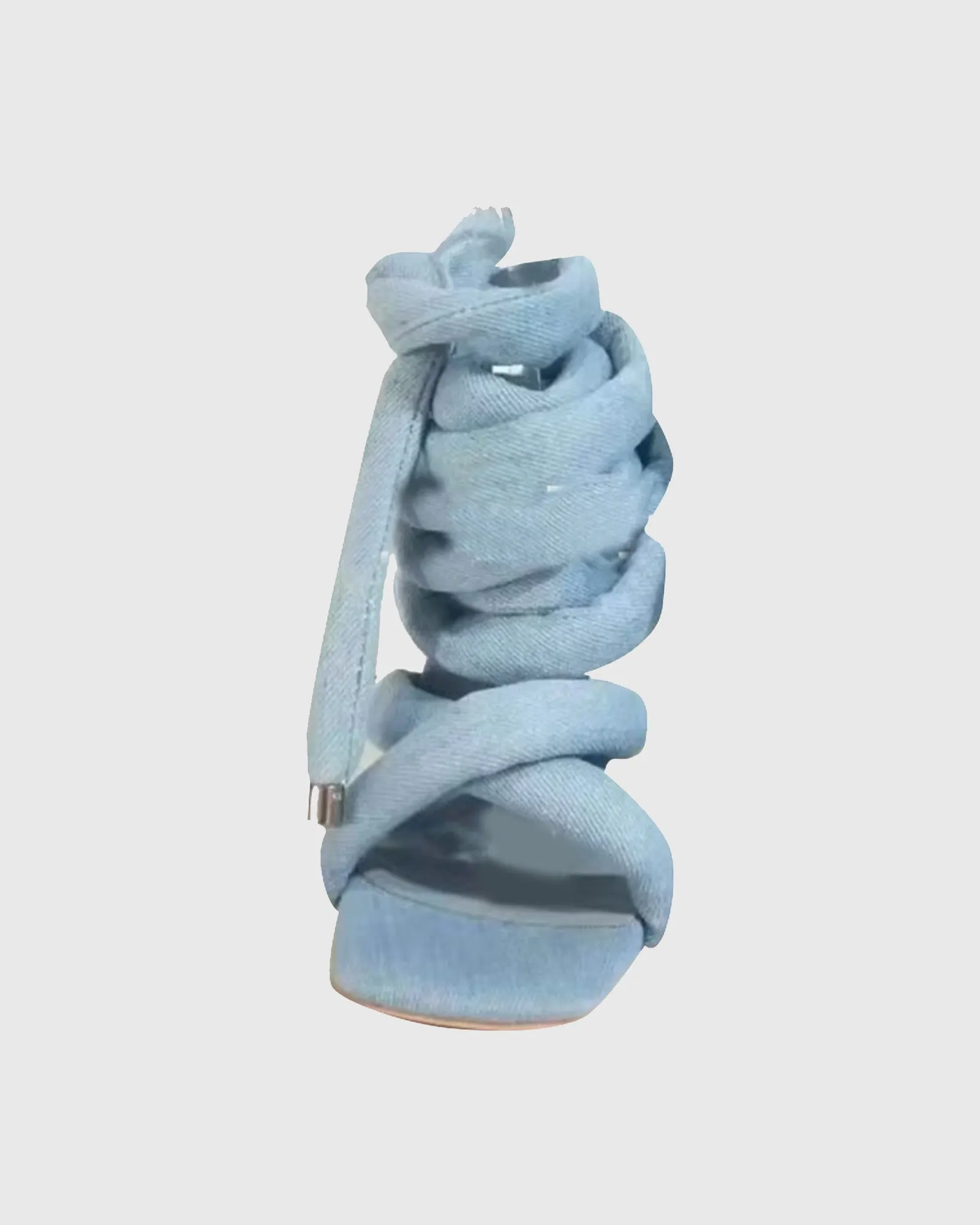 Eloisa Lace up Sandals In Blue