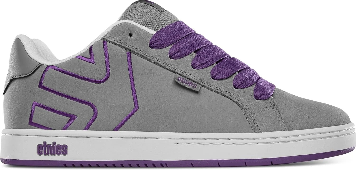 Etnies Men's Low-Top Sneakers Skate Shoe, Grey Purple, 14.5