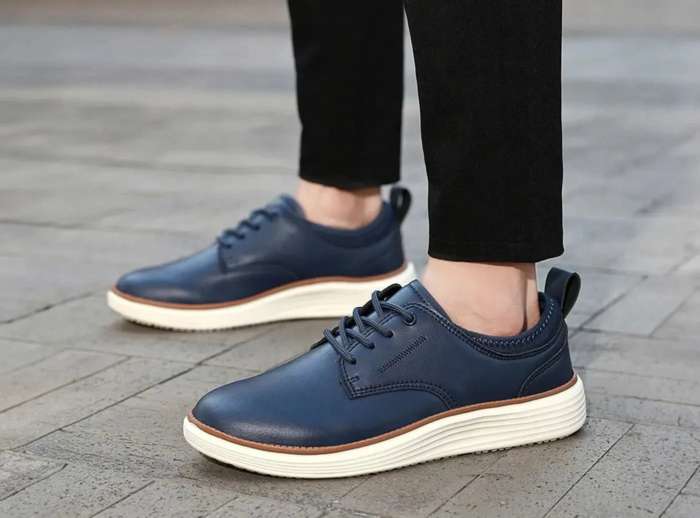 FitVille Men's Casual Dress Shoes Oxford