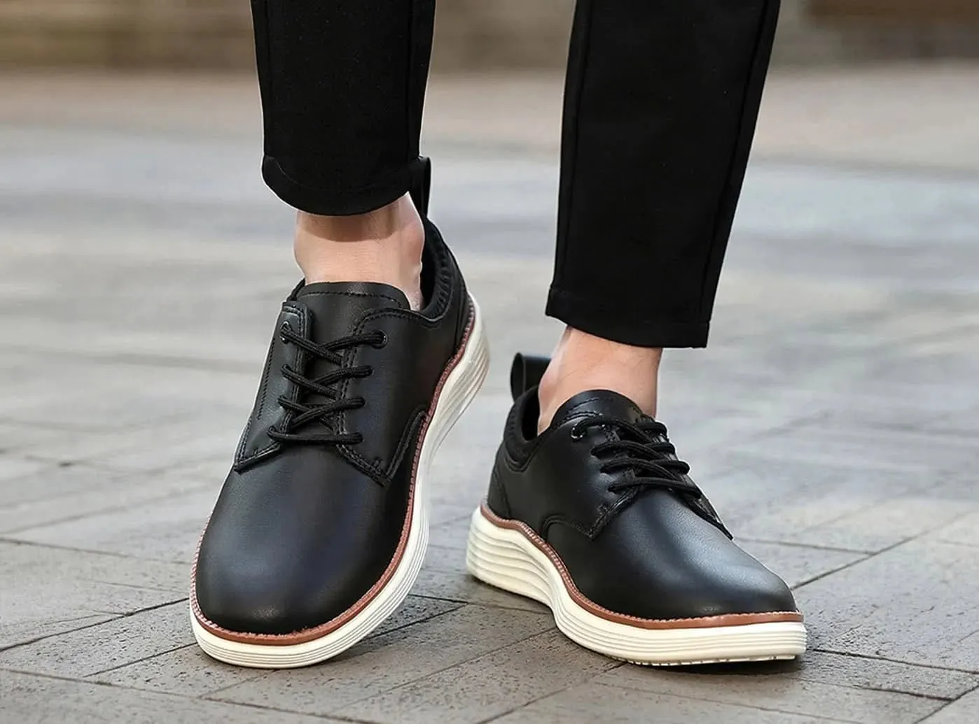 FitVille Men's Casual Dress Shoes Oxford