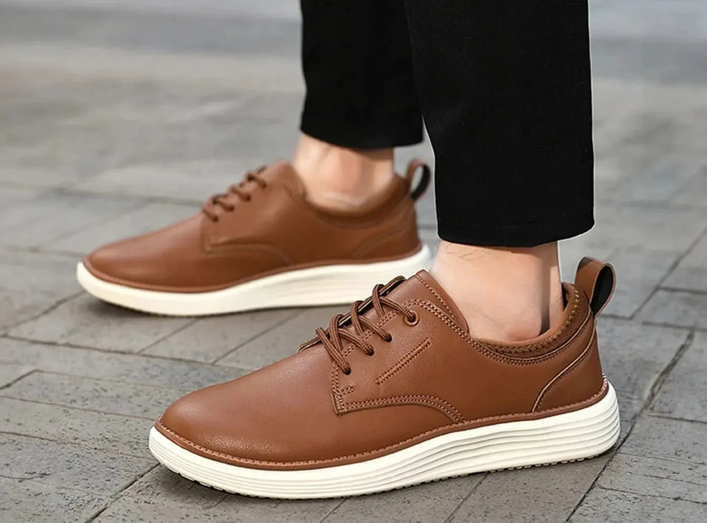 FitVille Men's Casual Dress Shoes Oxford