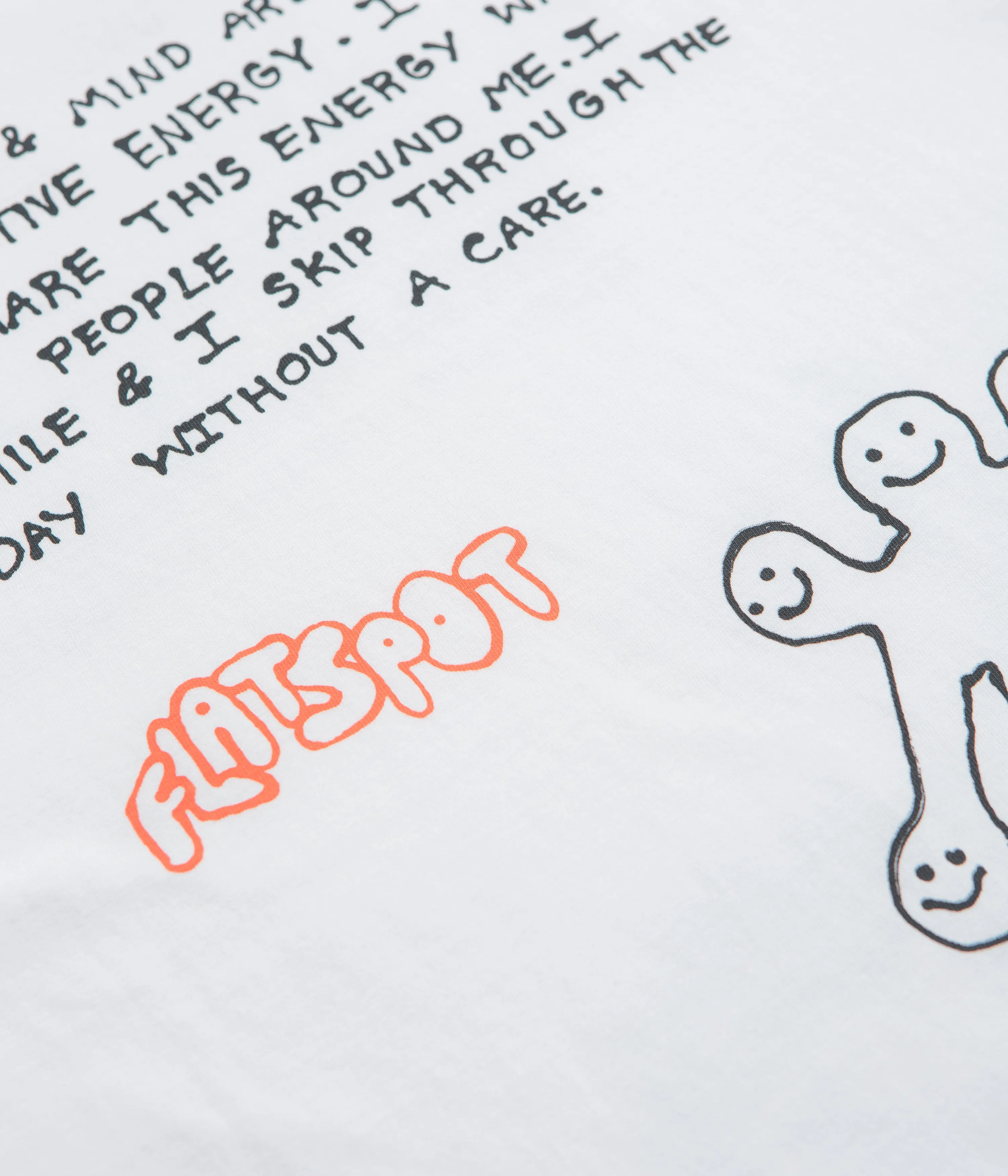 Flatspot FS Is My Happy Place T-Shirt - White
