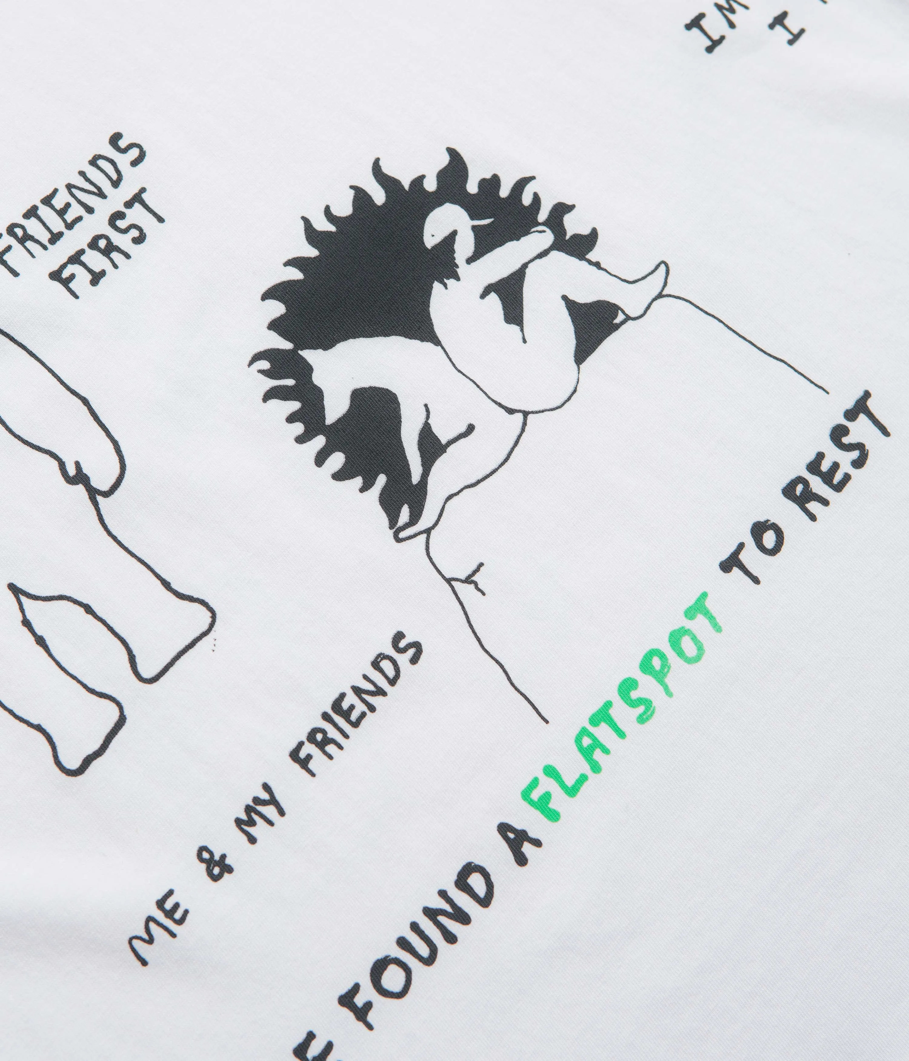 Flatspot FS Is My Happy Place T-Shirt - White