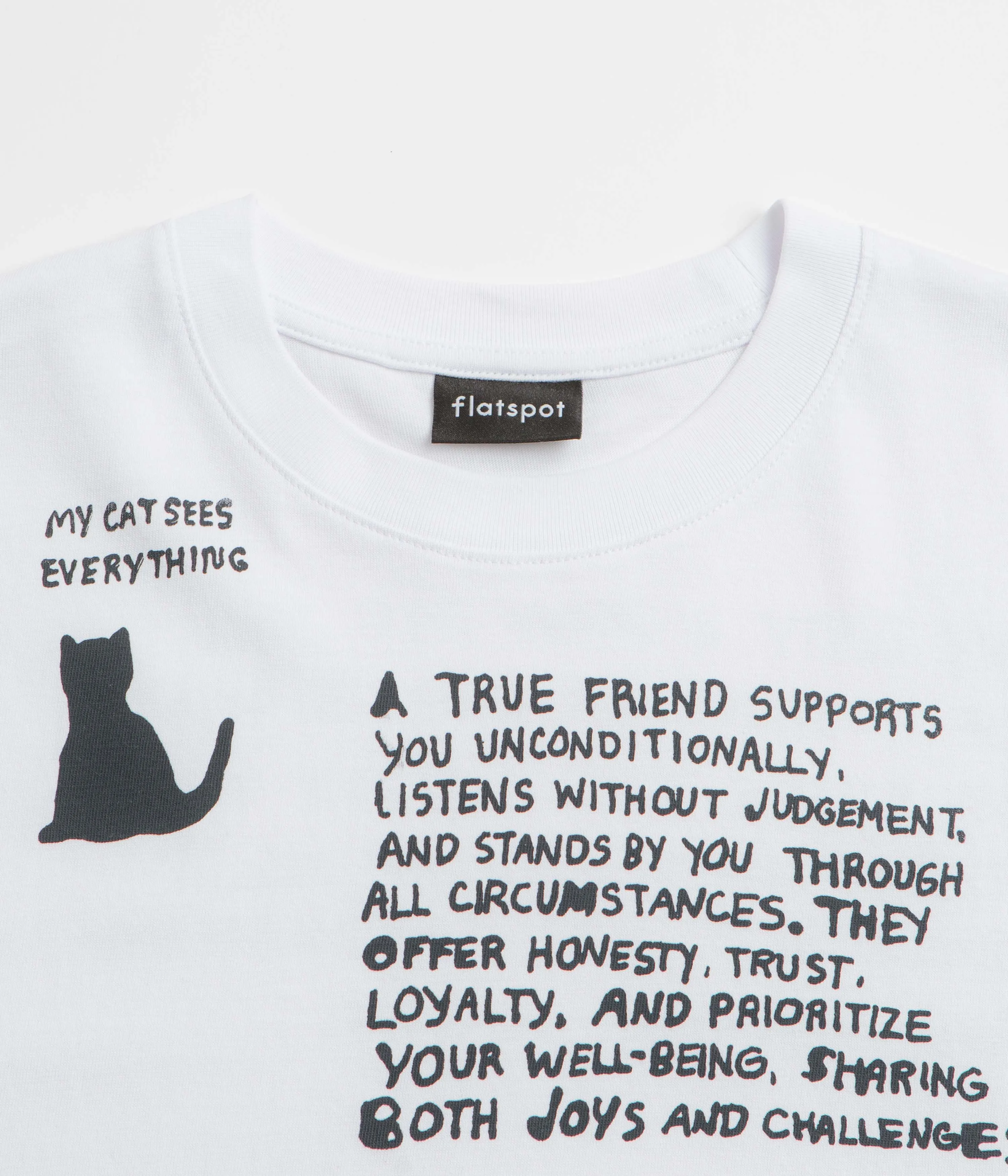 Flatspot FS Is My Happy Place T-Shirt - White