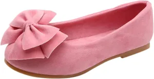 Girls Dress Shoes Mary Jane Wedding Party Heel Glitter Bow Princess Flower Shoes forFootwear for Toddler Little/Big Kid