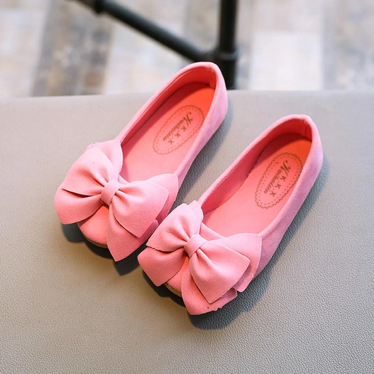 Girls Dress Shoes Mary Jane Wedding Party Heel Glitter Bow Princess Flower Shoes forFootwear for Toddler Little/Big Kid