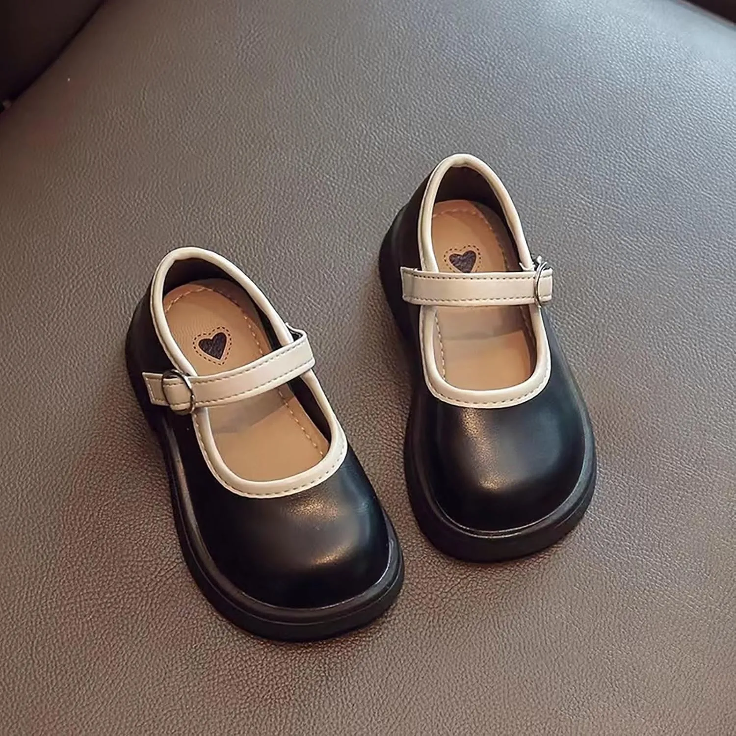 Girls Mary Jane Dress Shoes Toddler Flower Girl Shoes Little Girls School Oxford Flats for Wedding Party Shoes