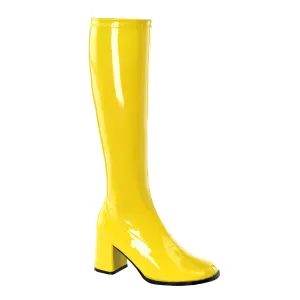 GOGO-300 Funtasma Yellow Fancy Dress Women's Boots (Fantasy Footwear)