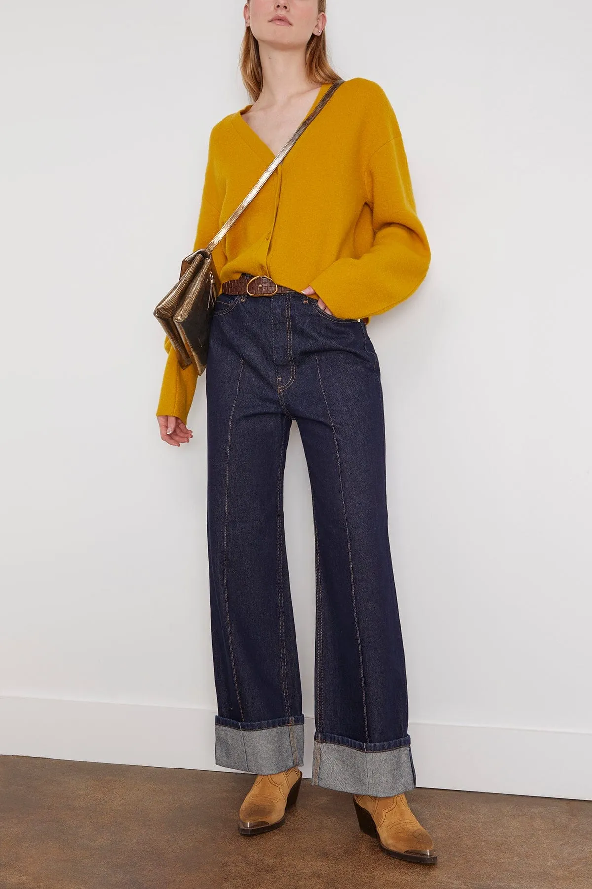 Hadley Cardigan in Turmeric