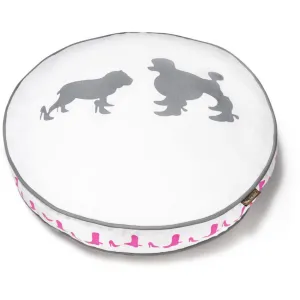 HEELS & BOOTS WHITE DOG BED