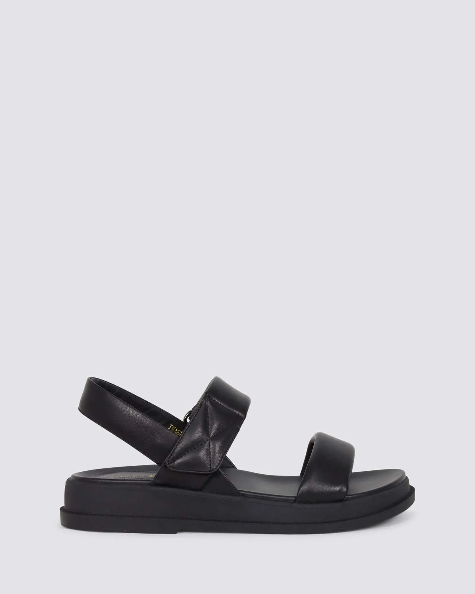 IMAGE SANDALS BLACK LEATHER