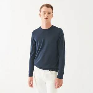 Imperial Blue Extra-Fine Merino Sweater - Patrick Assaraf