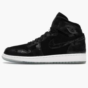 Jordan 1 Retro High Heiress Black Suede (gs)