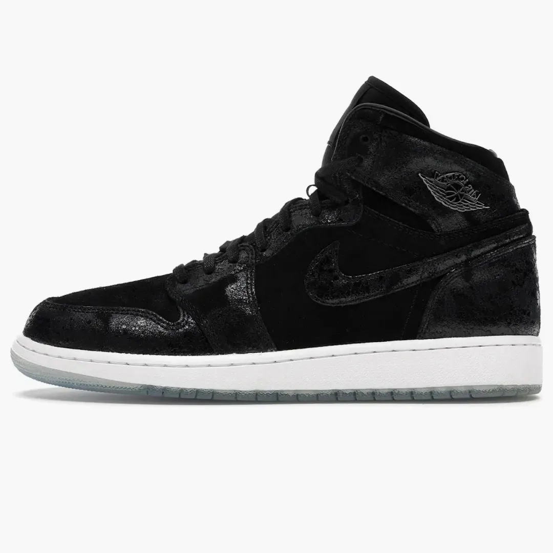 Jordan 1 Retro High Heiress Black Suede (gs)