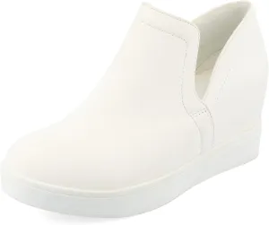 Journee Women's Cardi Sneaker Wedge