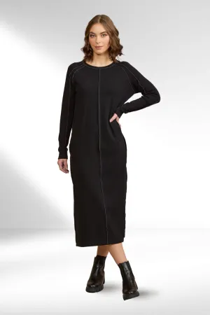 Knewe Alex Dress Black Charcoal