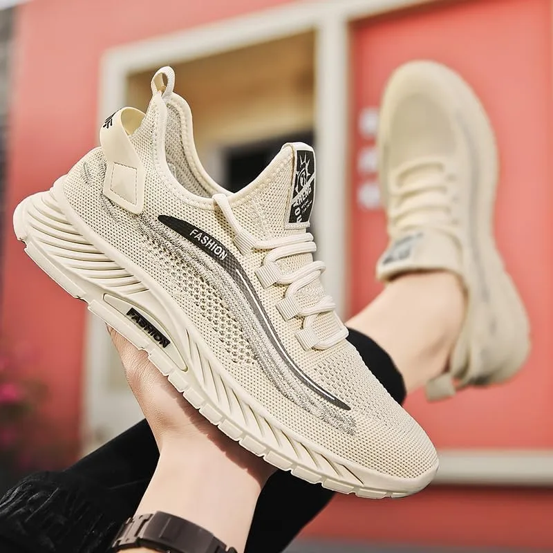 Men's Slip On Fashion Sneakers Comfortable Casual Hands Free Non Slip Workout Shoes Lightweight Breathable Running Walking Tennis Shoes