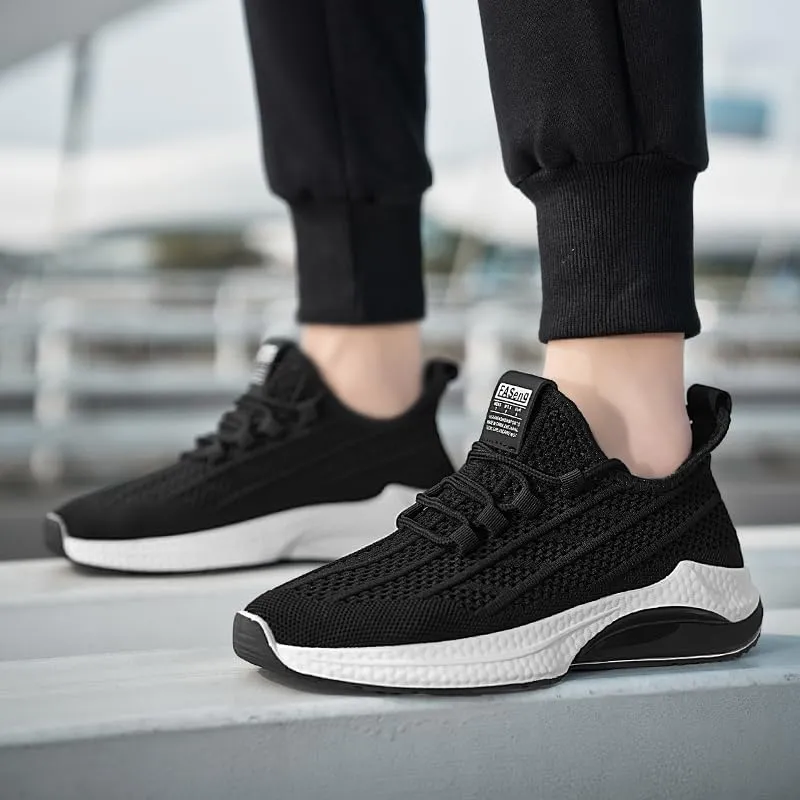 Men's Slip On Fashion Sneakers Comfortable Casual Hands Free Non Slip Workout Shoes Lightweight Breathable Running Walking Tennis Shoes