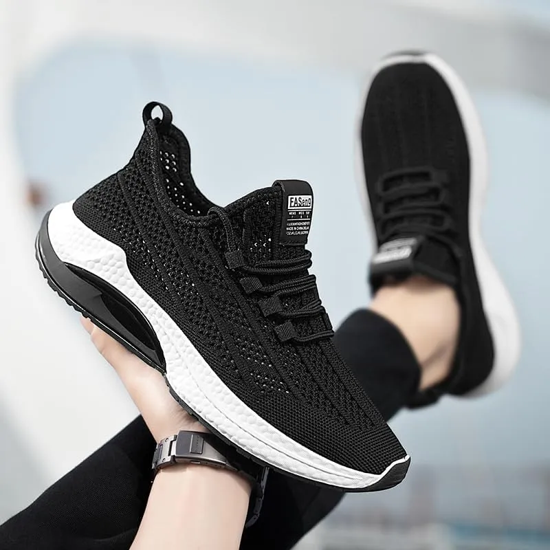 Men's Slip On Fashion Sneakers Comfortable Casual Hands Free Non Slip Workout Shoes Lightweight Breathable Running Walking Tennis Shoes