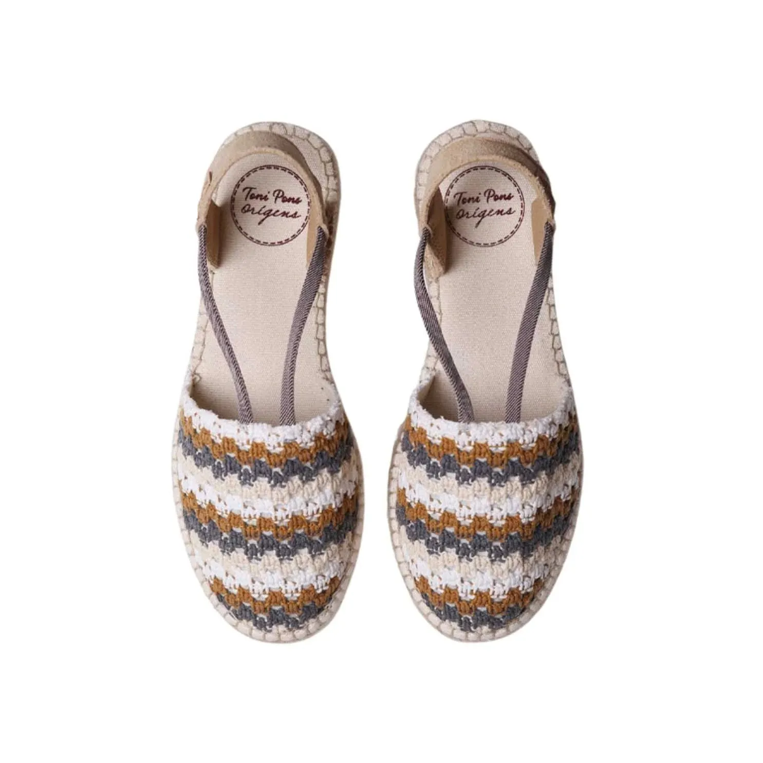 Multicolored Cotton Blend Espadrilles For Women - Emilia