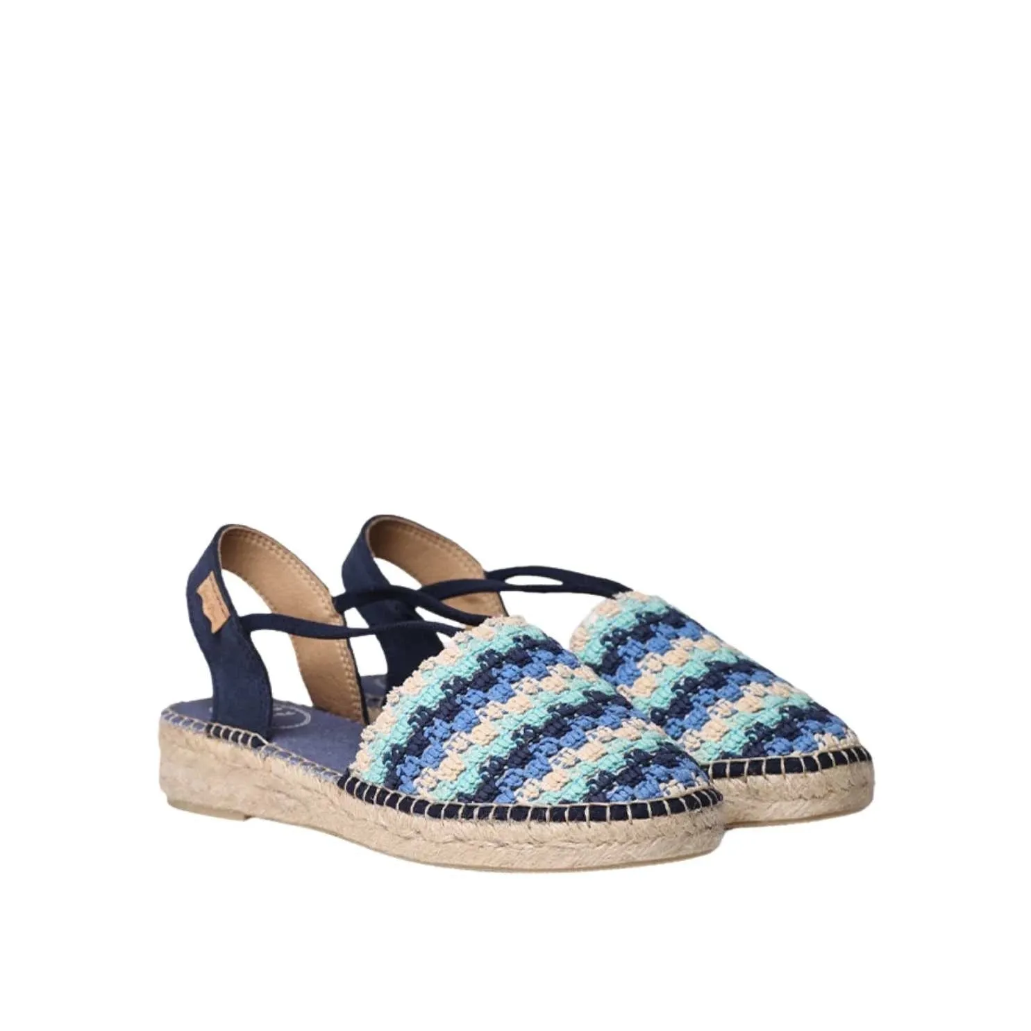 Multicolored Cotton Blend Espadrilles For Women - Emilia