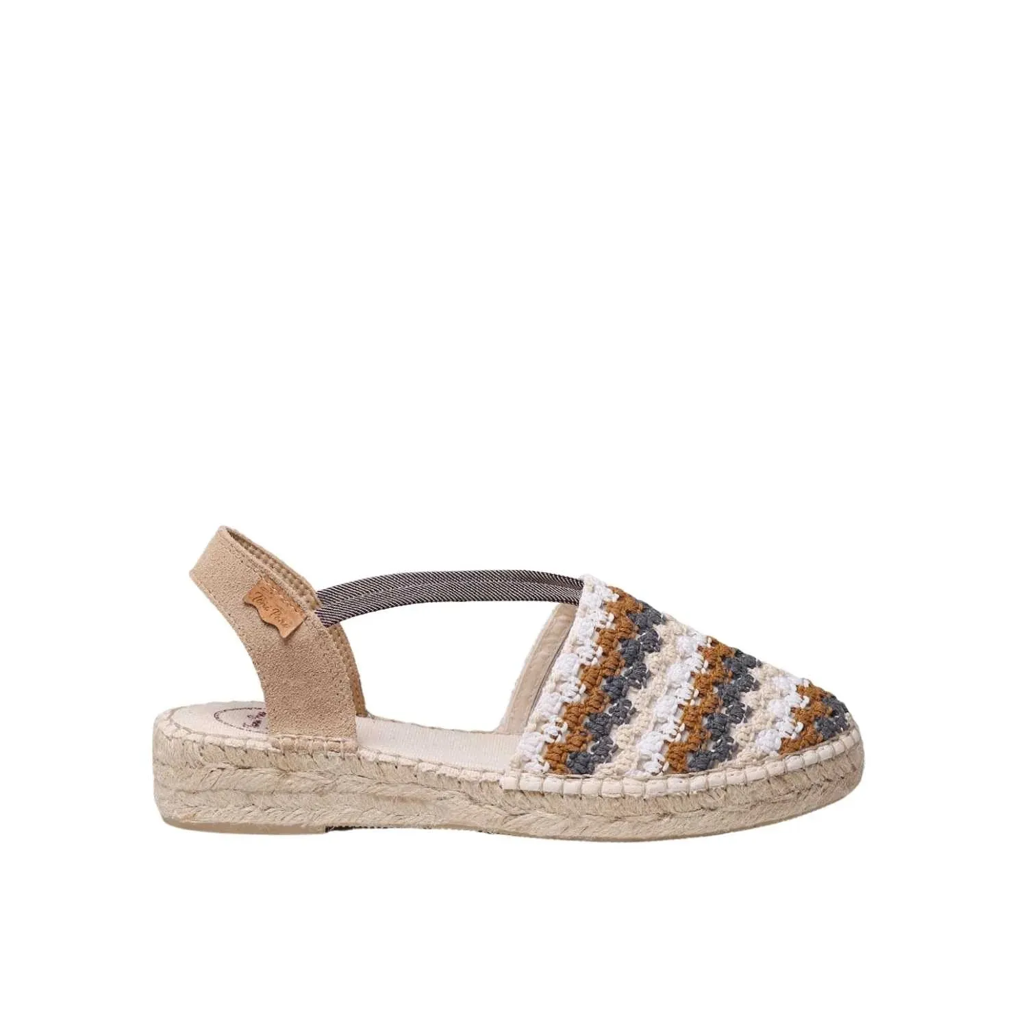 Multicolored Cotton Blend Espadrilles For Women - Emilia