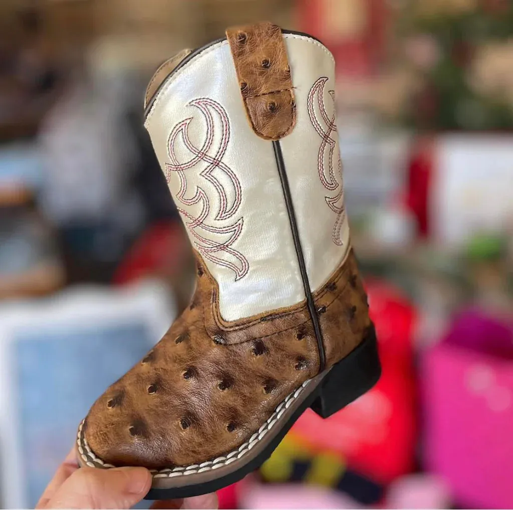 OLD WEST OST PRINT SQ TOE INFANT BOOT
