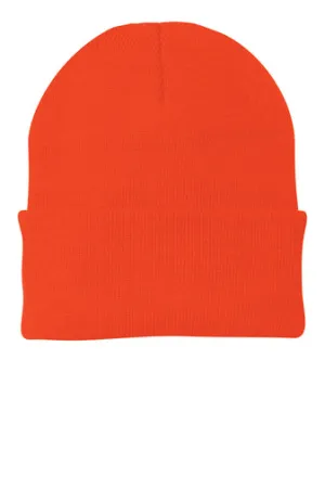 Port & Company Knit Cap - Orange