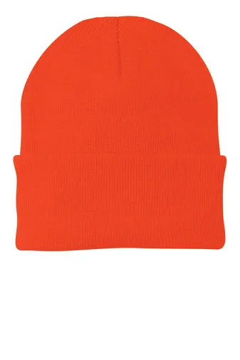 Port & Company Knit Cap - Orange