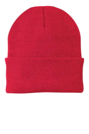 Port & Company Knit Cap - Red