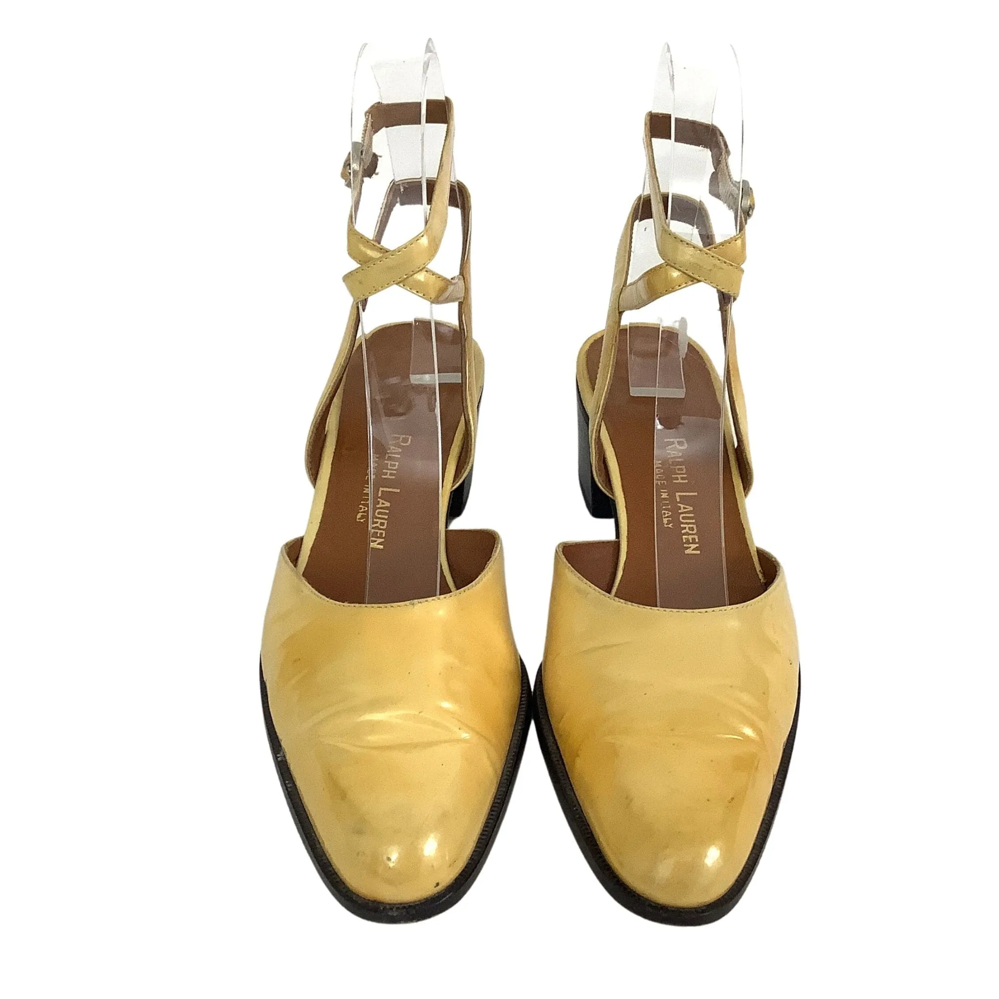 Ralph Lauren Yellow Heels