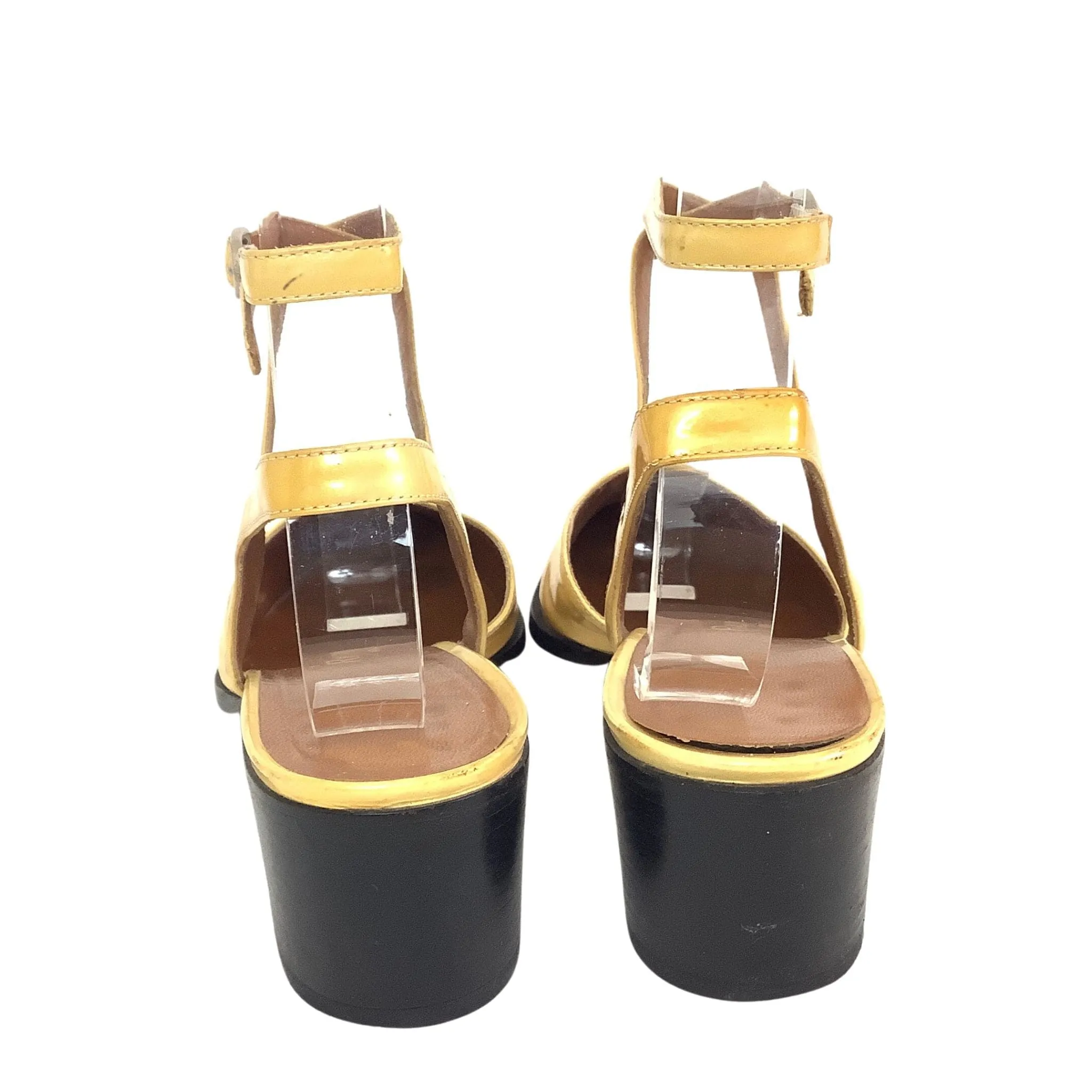 Ralph Lauren Yellow Heels