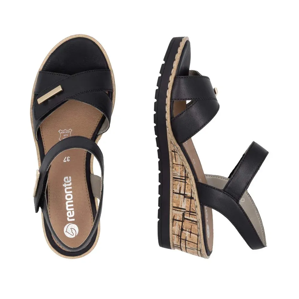 REMONTE- WOMEN'S R6266-00 SANDAL