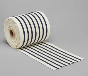 Sailor navy stripes espadrille canvas