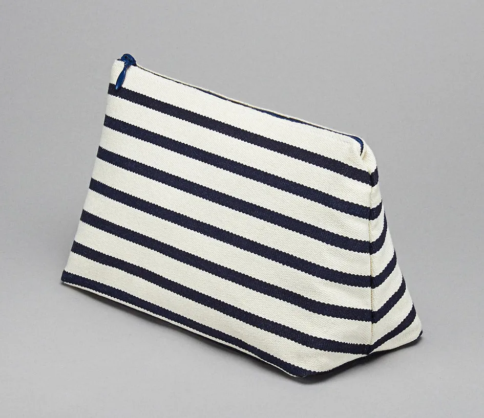 Sailor navy stripes espadrille canvas