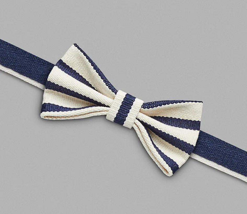 Sailor navy stripes espadrille canvas