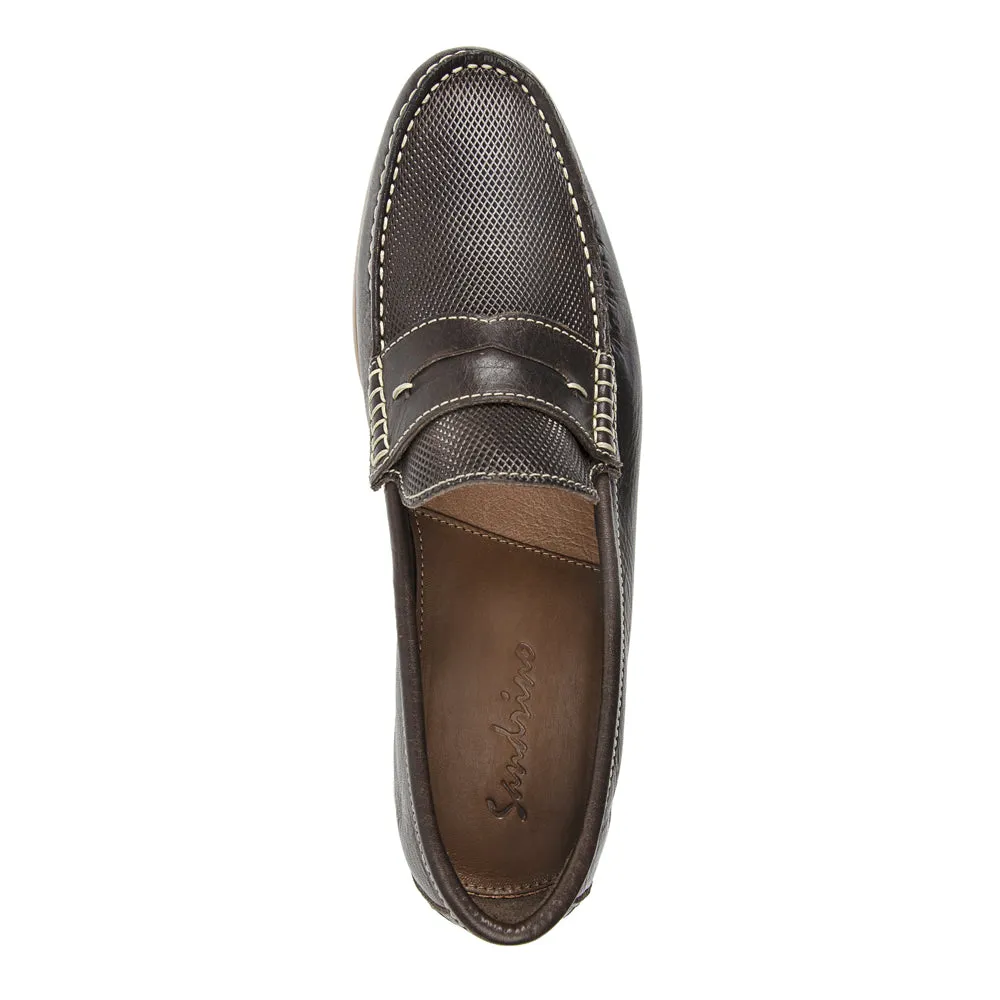 Sandro Moscoloni Jeromy Mocc Toe Handsewn Fancy Vamp Slip On