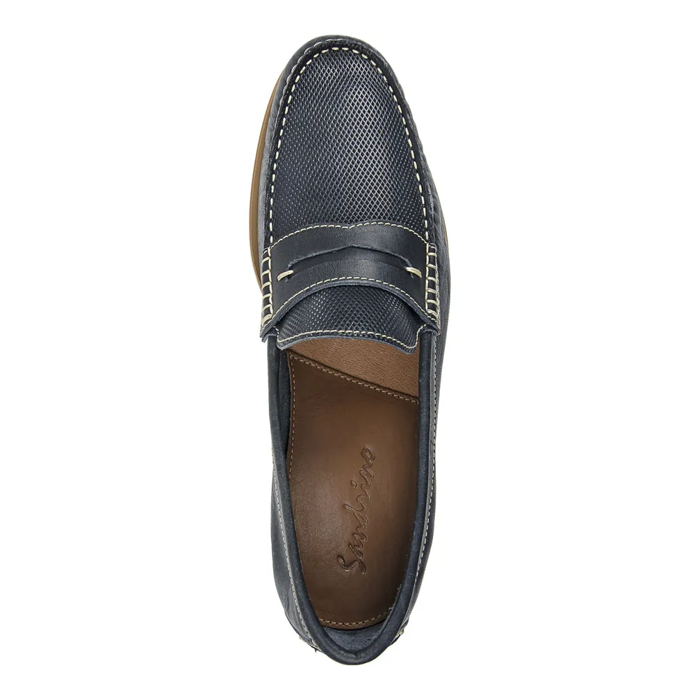 Sandro Moscoloni Jeromy Mocc Toe Handsewn Fancy Vamp Slip On