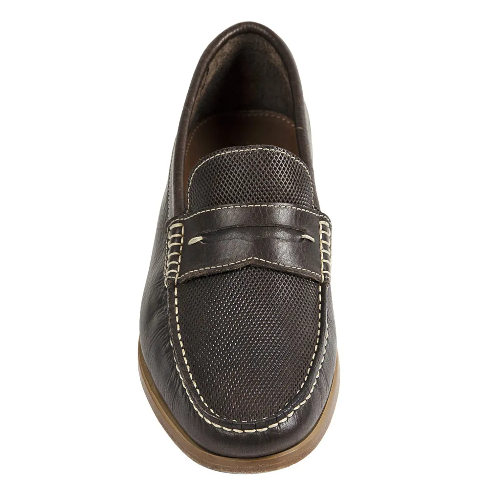 Sandro Moscoloni Jeromy Mocc Toe Handsewn Fancy Vamp Slip On