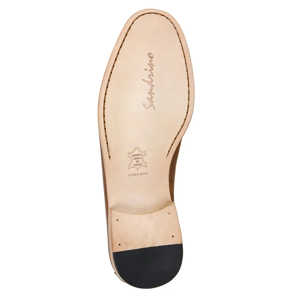 Sandro Moscoloni Jeromy Mocc Toe Handsewn Fancy Vamp Slip On