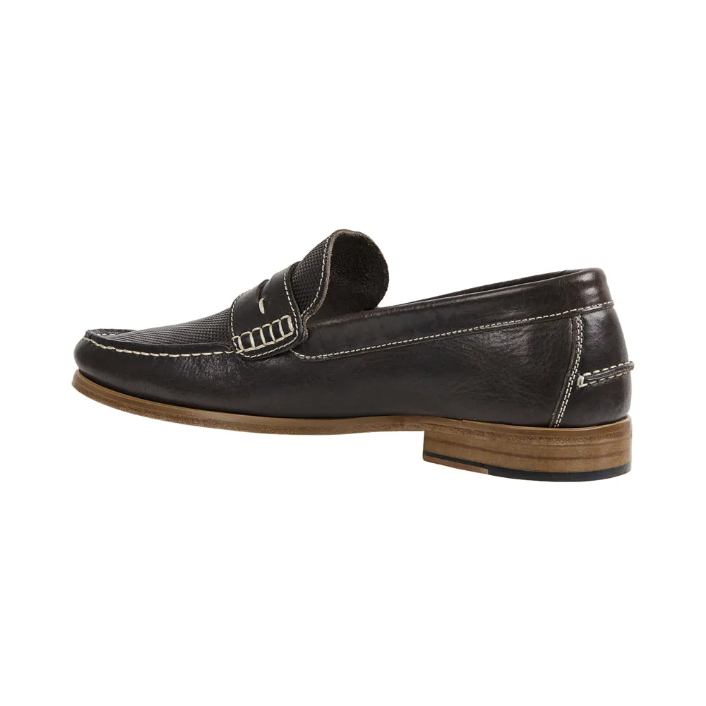 Sandro Moscoloni Jeromy Mocc Toe Handsewn Fancy Vamp Slip On