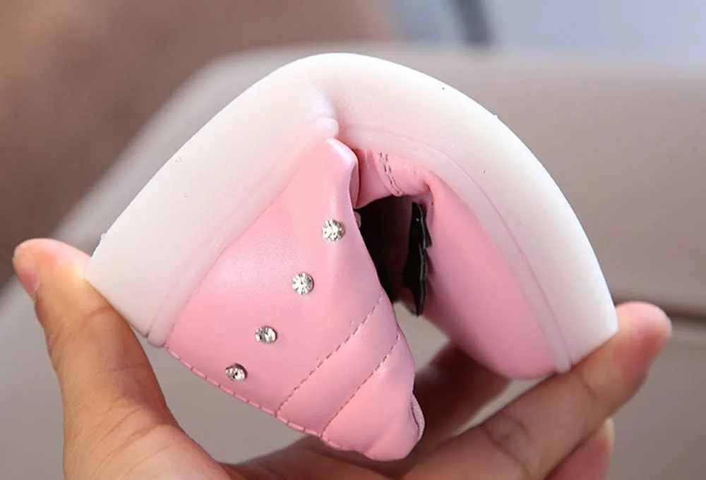 Shoes for New Walkers Boys Girls LED Sport Baby Infant Bowknot Boots Shoes Crystal Luminous Kids Baby Shoes Fancy Toddler Girl Shoes