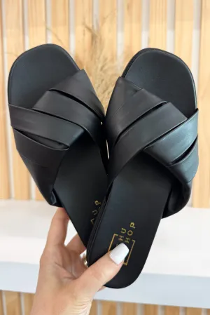 Shu Shop Chelsea Sandal (Black)