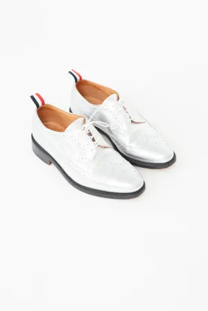 Silver Leather Brogue Oxford