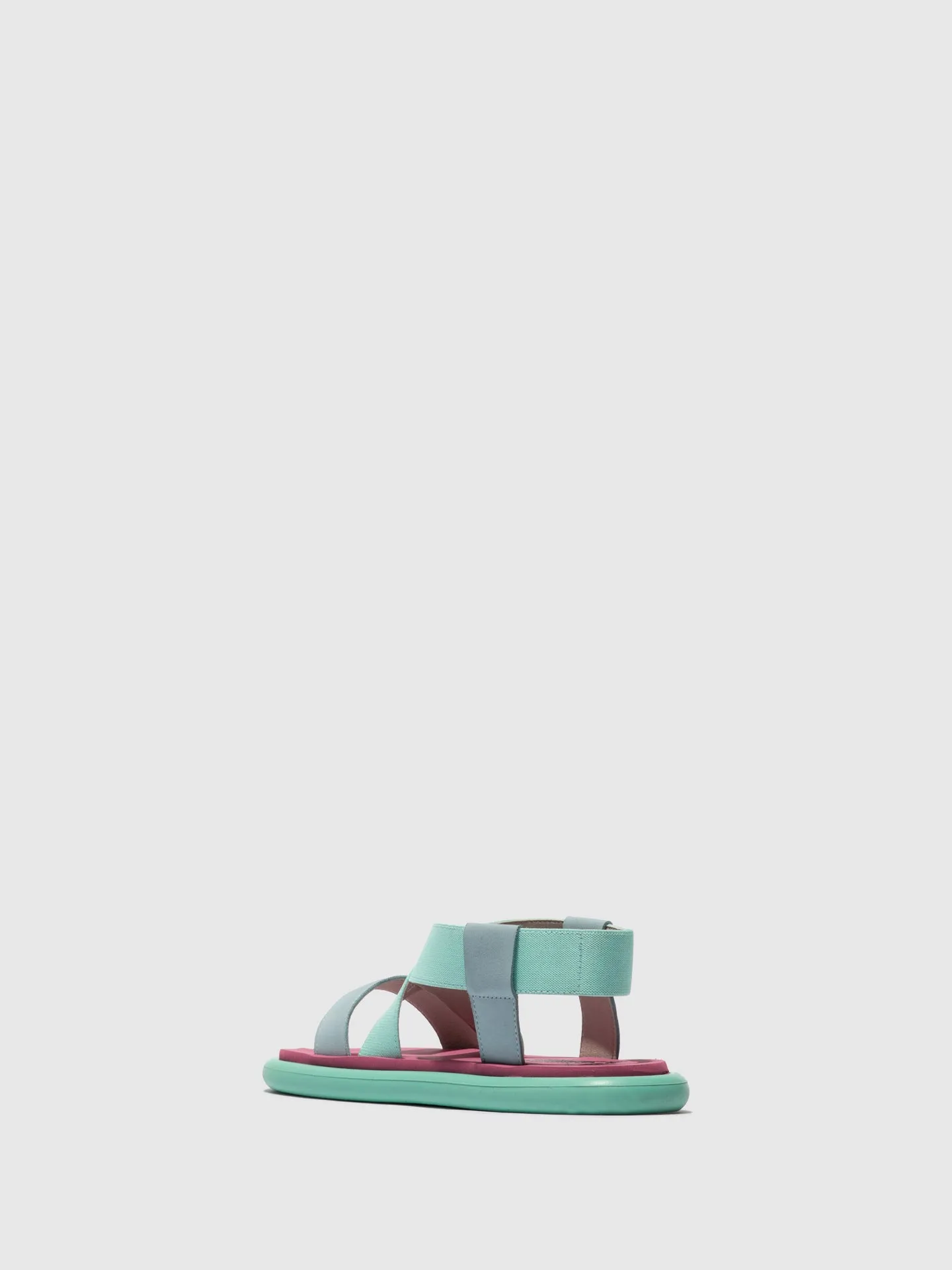 Sling-Back Sandals OAKE067FLY SKY BLUE/SPEARMINT/LILAC