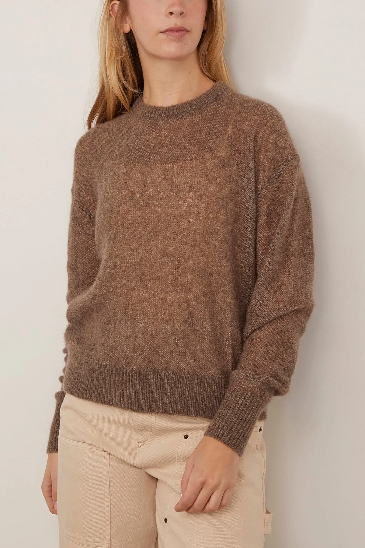 Softest Tissue Weight Sweater in Hazelnut