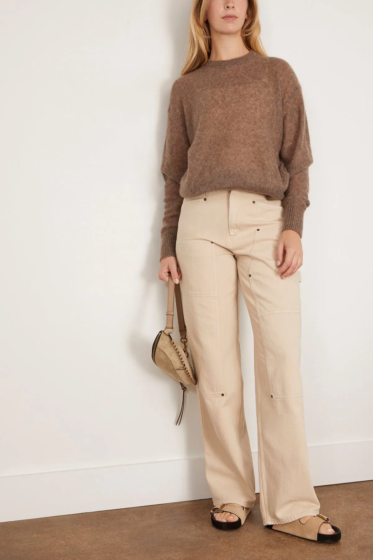 Softest Tissue Weight Sweater in Hazelnut